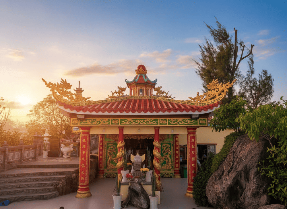 Dinh Cau Temple is a must-visit spiritual site tied to Phu Quoc&rsquo;s fishing heritage